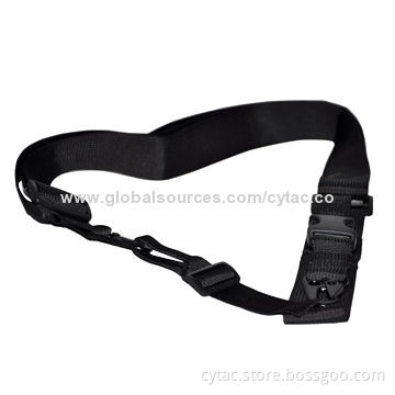 3-point Rifle Sling, Constructed of Good-quality 1.25" Polyester Webbing